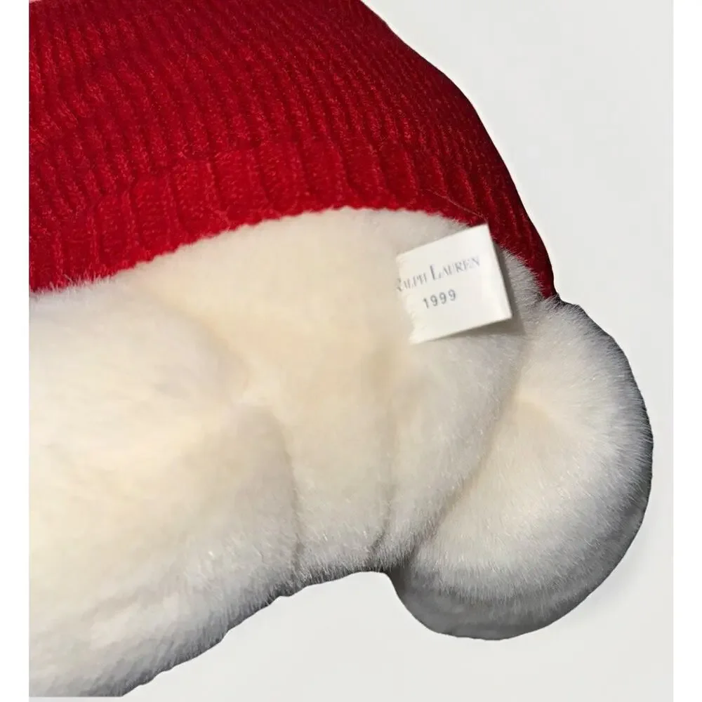 NWT Polo Ralph Lauren Teddy Bear Millennium 2000‎ Y2K Holiday Christmas Gift Toy